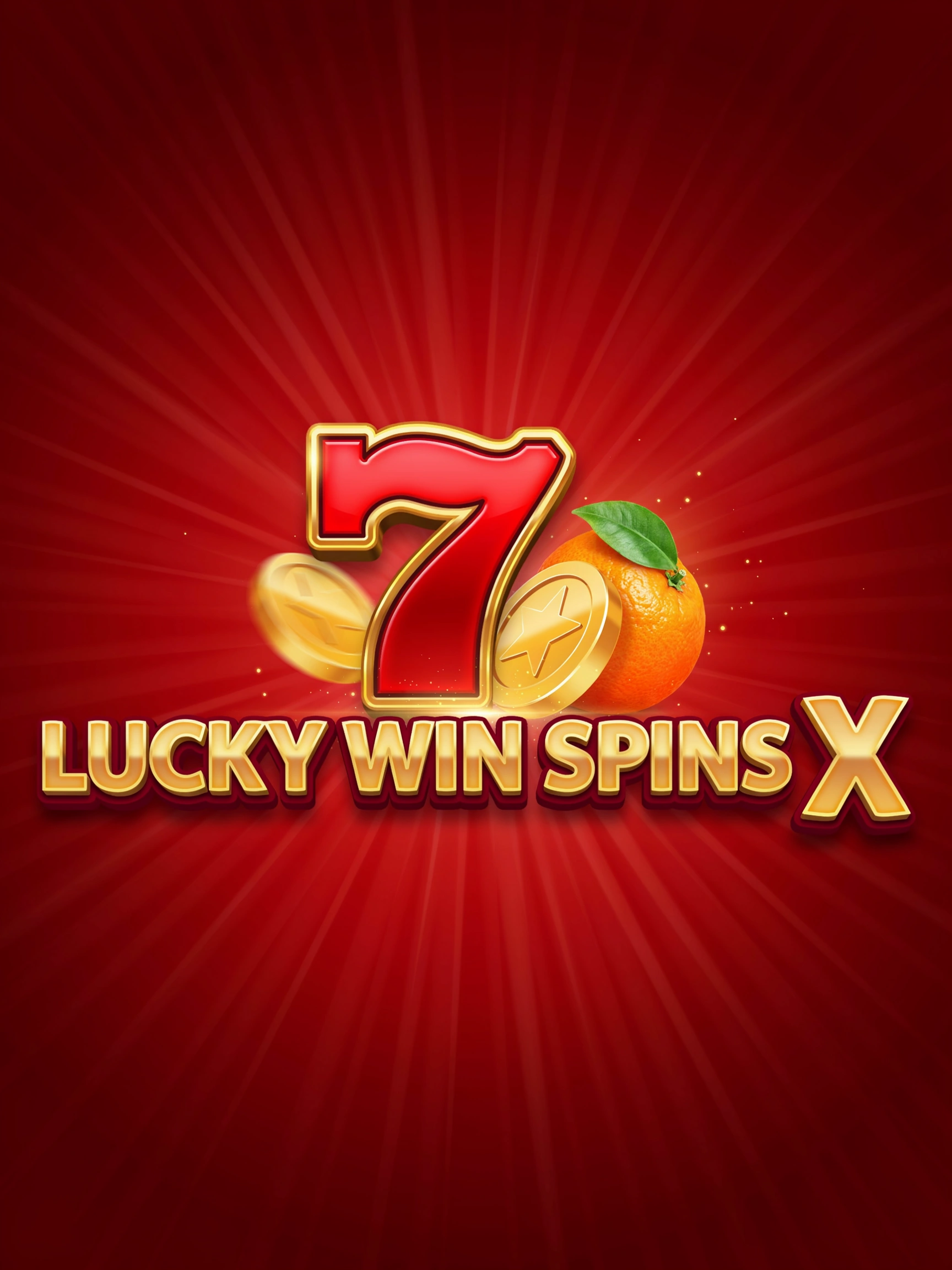 Lucky Win SpinsX pokie title screen